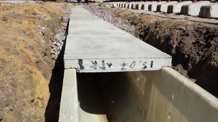 бетонные лотки с крышками для водоотвода