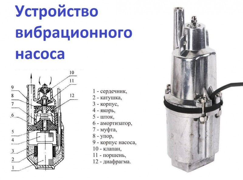 насос малыш в разрезе - схема