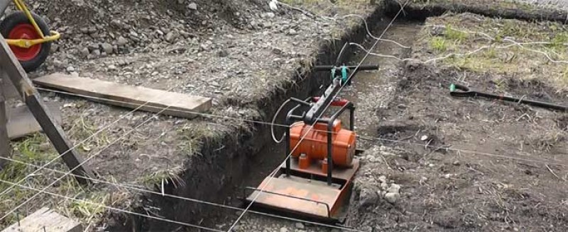 фото Песчаная подушка под фундамент